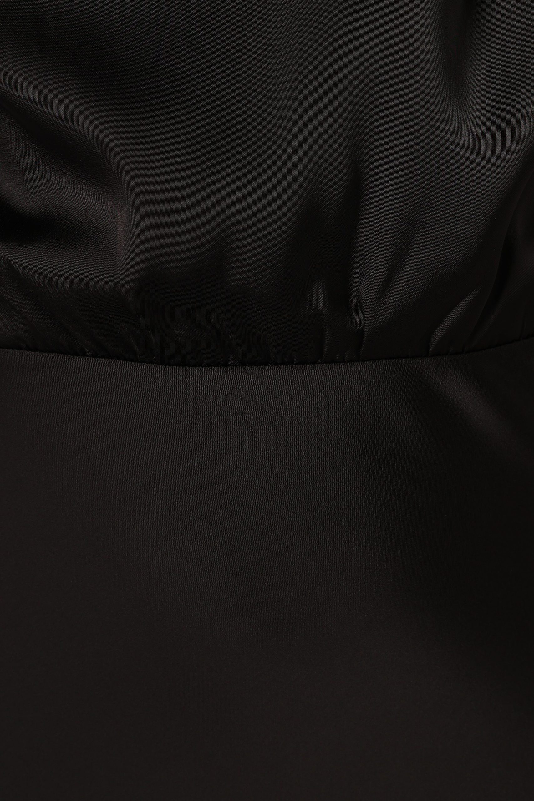 Anabelle Halter Neck Midi Dress - Black - Image 7