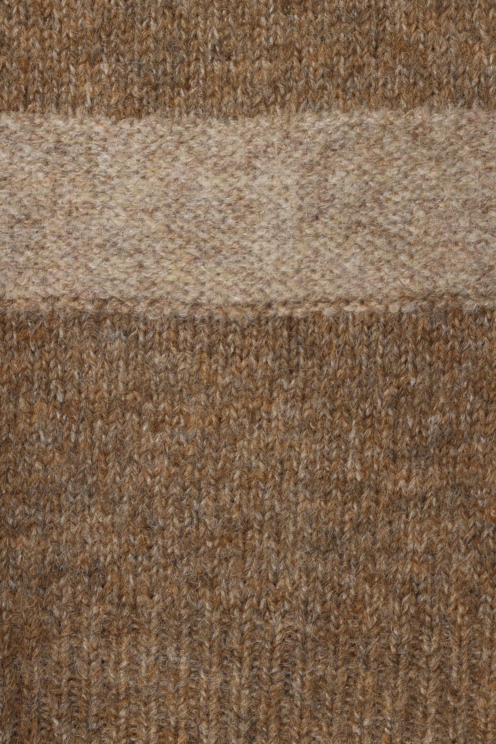 Esther Stripe Knit Sweater - Brown - Image 6