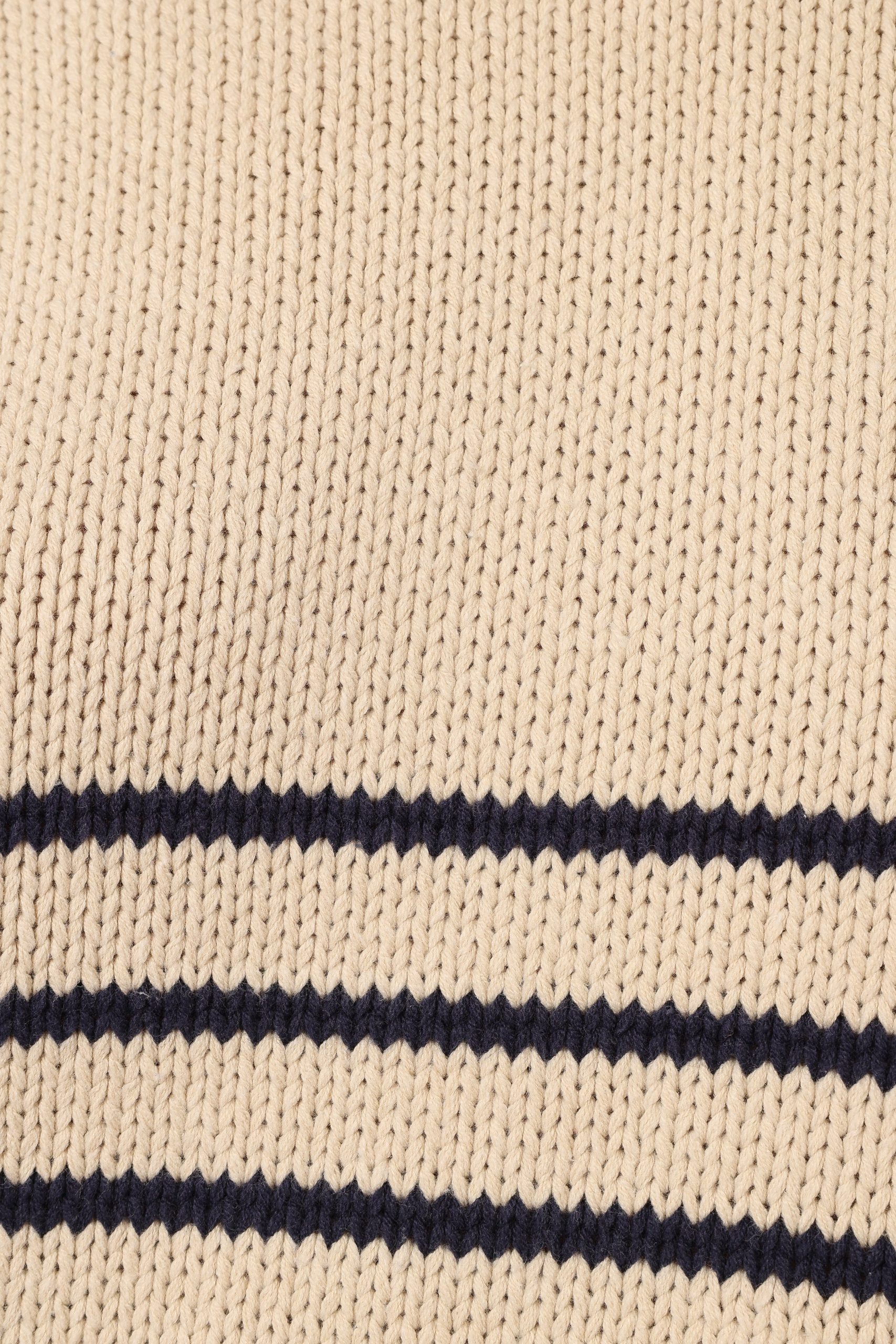Tenzie Stripe Knit Sweater - Natural Navy - Image 6
