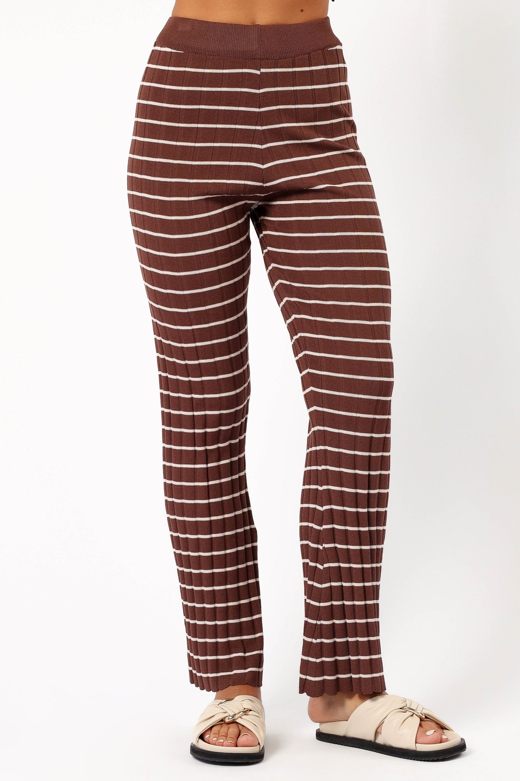 Saralynn Knitted Set - Brown Beige - Image 6