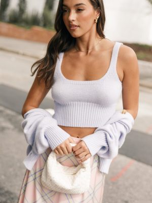 Isabel Sweater Top - Lilac
