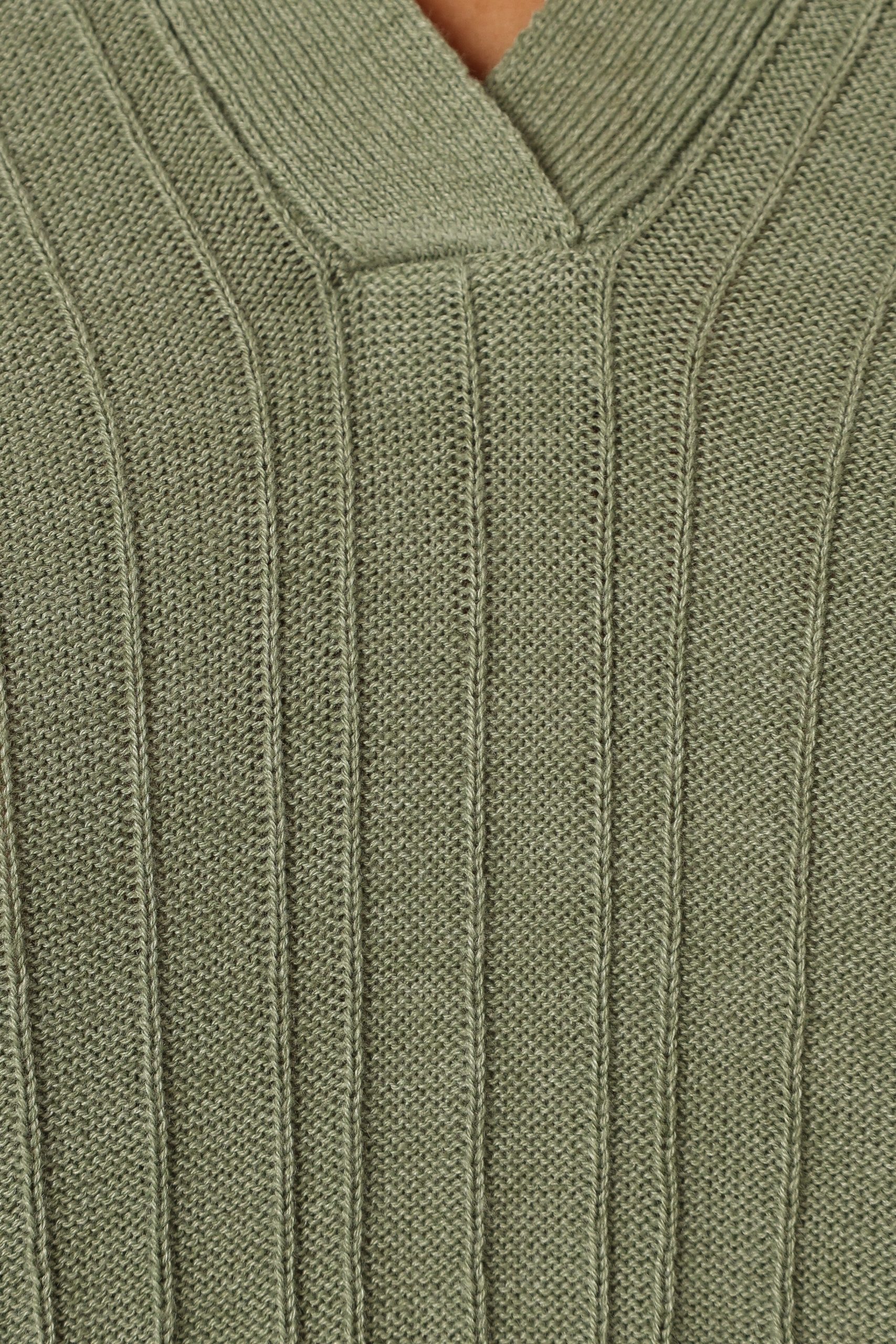 Sonole Cable Knit Sweater - Khaki - Image 7
