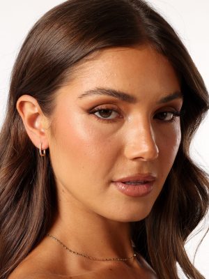 Anisa Hoop Earrings - Gold