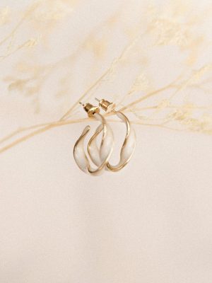 Clementine Earrings - White