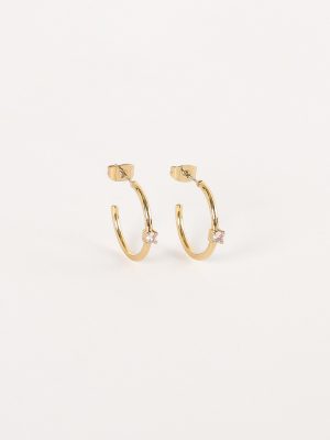 Damie Hoop Earrings - Gold