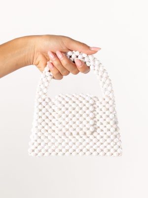 Delia Statement Bag - White