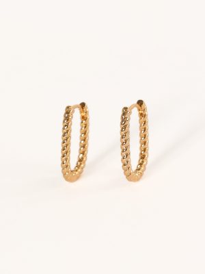 Fabian Hoop Earrings - Gold