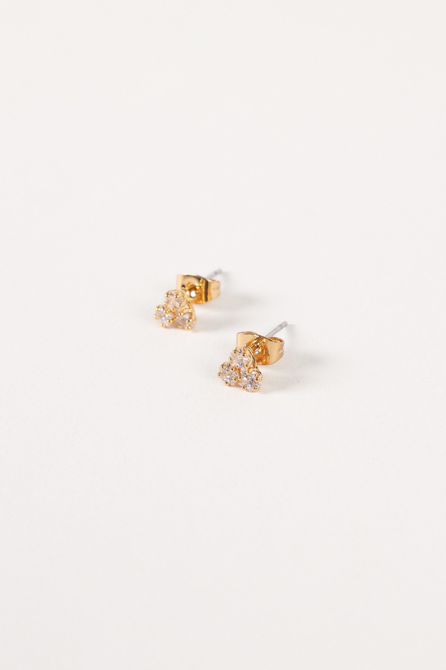 Janey Stud Earrings - Gold - Image 2