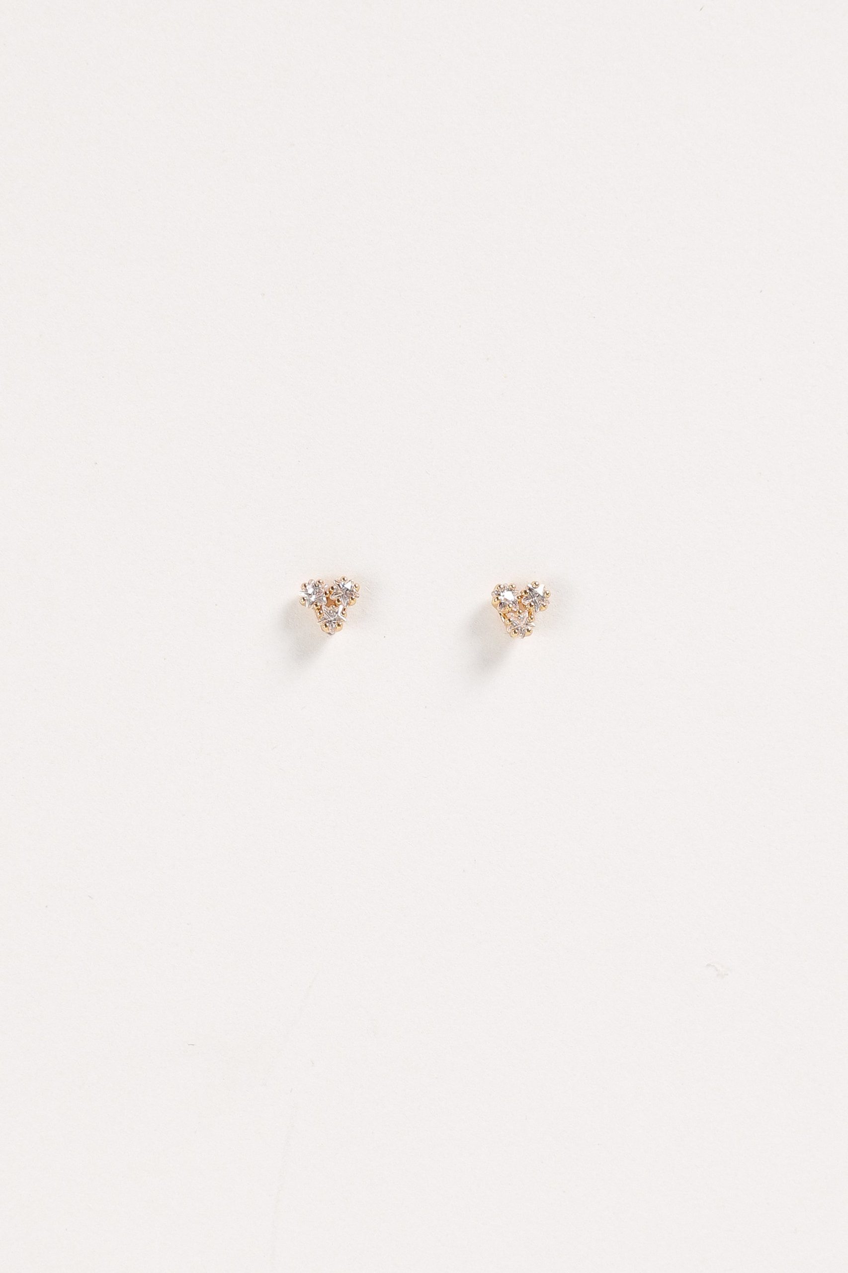 Janey Stud Earrings - Gold