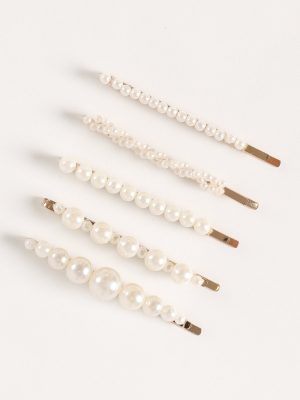 Joelle Hair Pins - Pearl