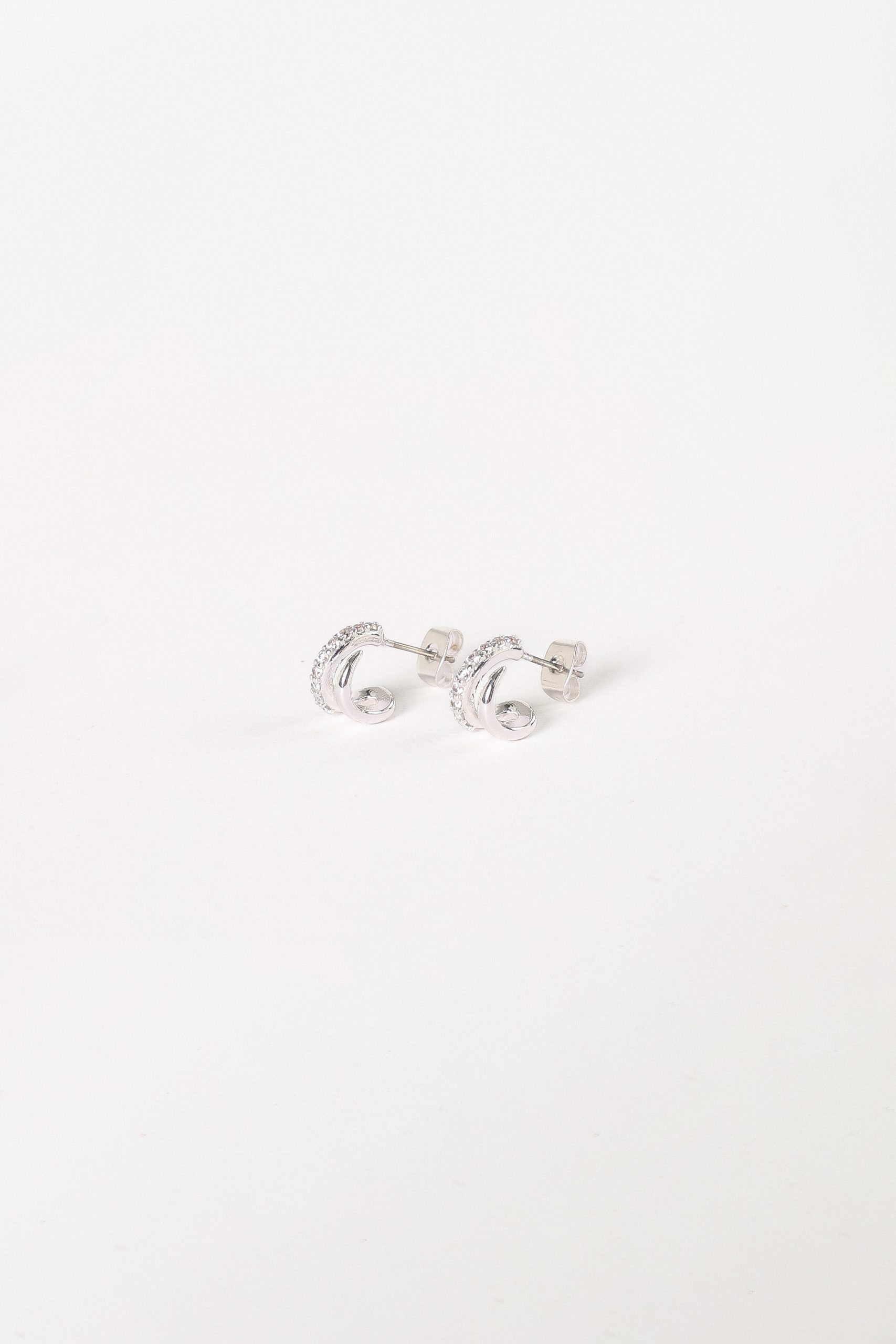 Jordyn Earrings - Silver - Image 2