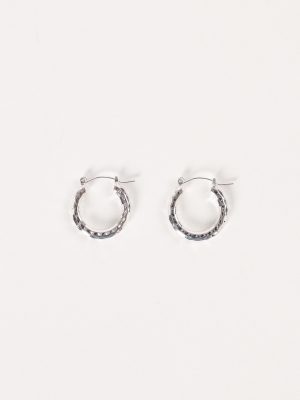 Kennedy Hoop Earrings - Silver