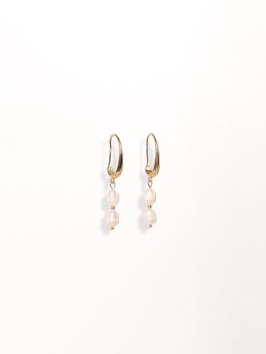 Larissa Pearl Earrings - Gold
