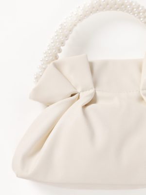 Mia Pearl Bag - White