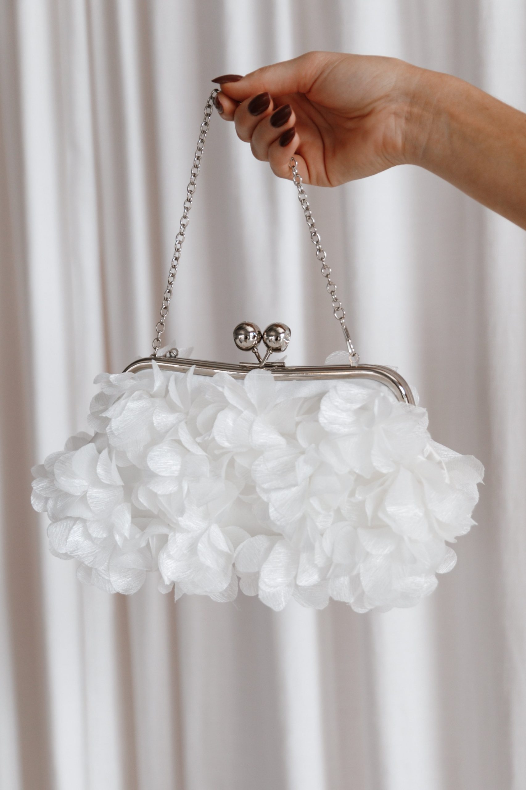 Mon Amour Floral Clutch - White - Image 2