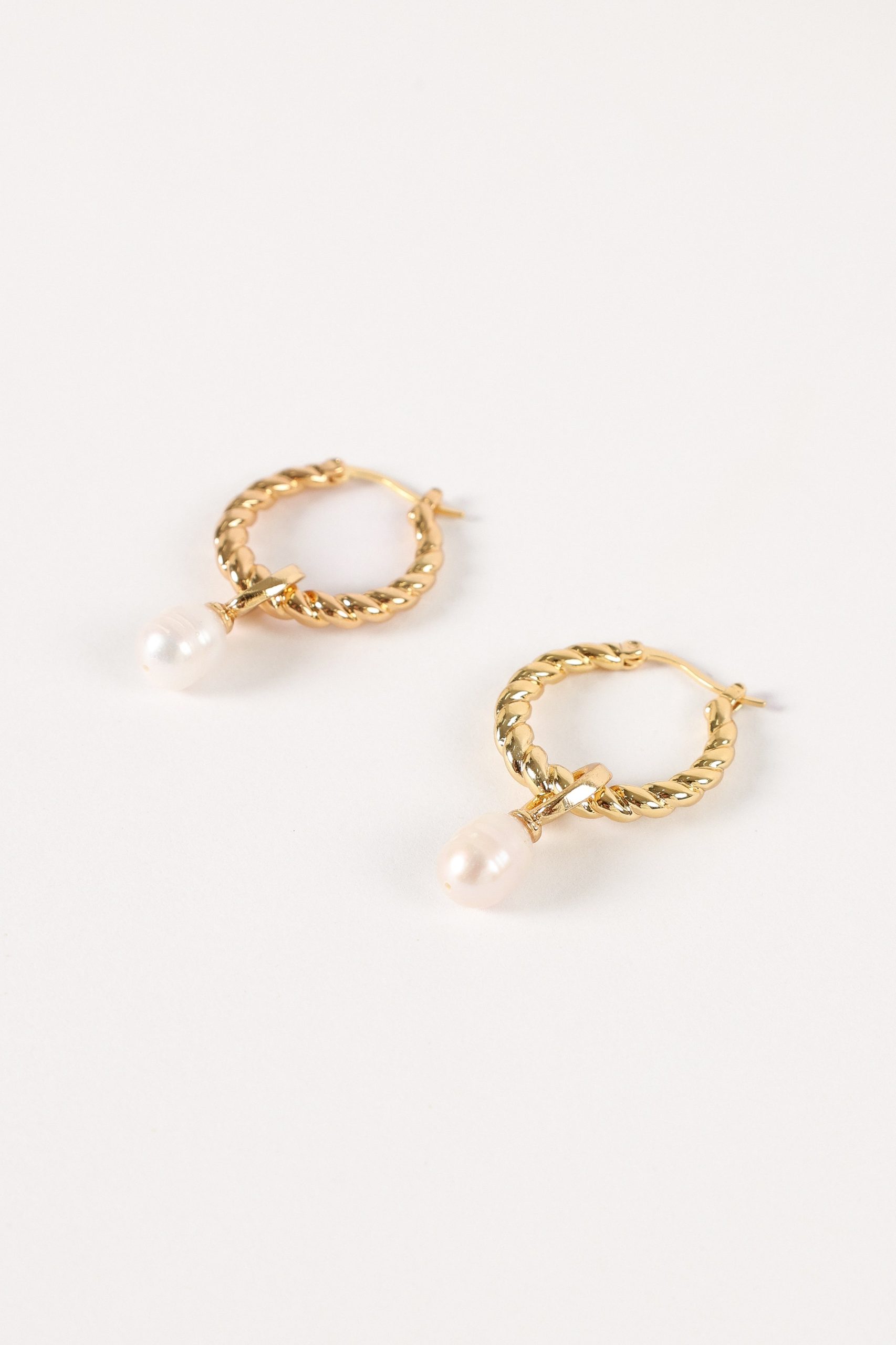 Monika Hoop Earrings - Gold - Image 4