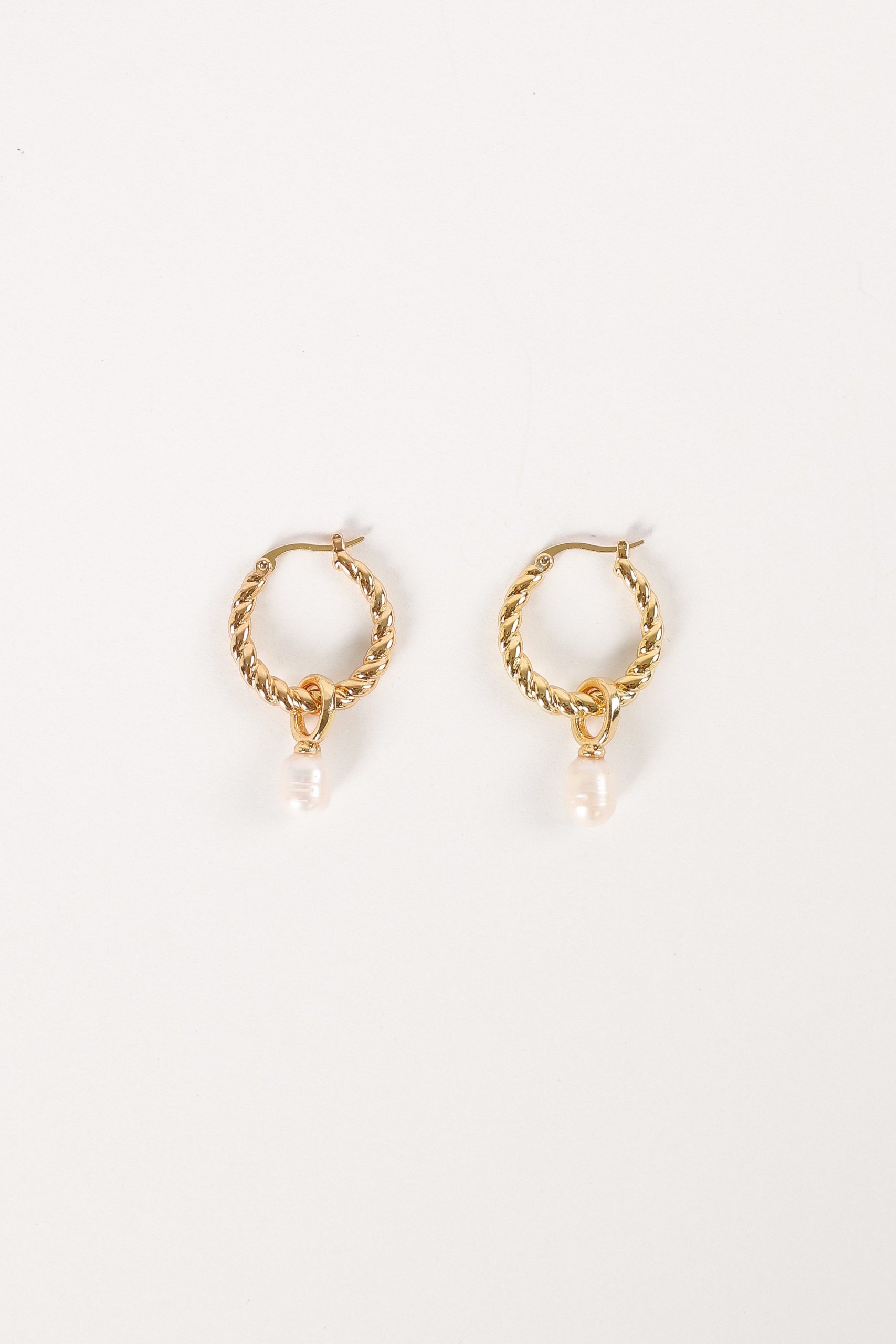Monika Hoop Earrings - Gold - Image 6