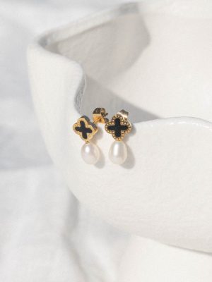 Raphael Earrings - Black