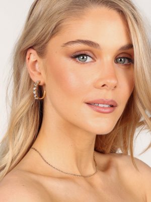 Raphael Hoop Earrings - Gold