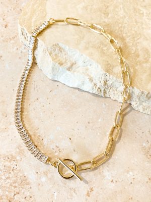 Riri Contrast Chain - Gold