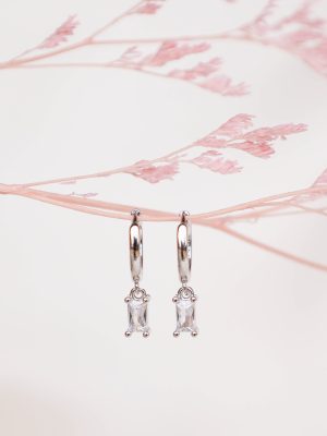 Sadie Drop Earrings - Silver