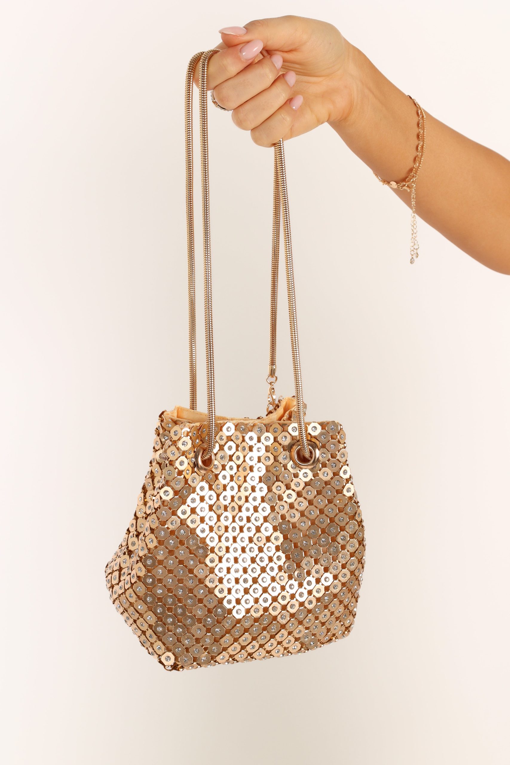 Valentina Embellished Bag - Gold - Image 4