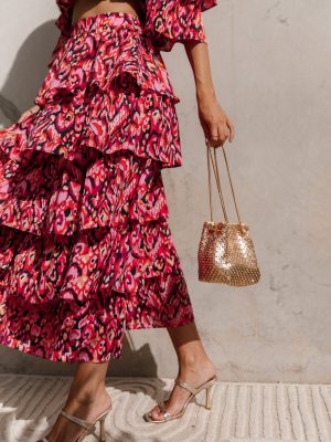 Valentina Embellished Bag - Gold