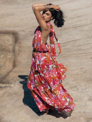 Blaise Frill Skirt - Pink Azalea