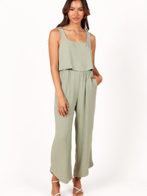 Eleanor High Waisted Pants - Green