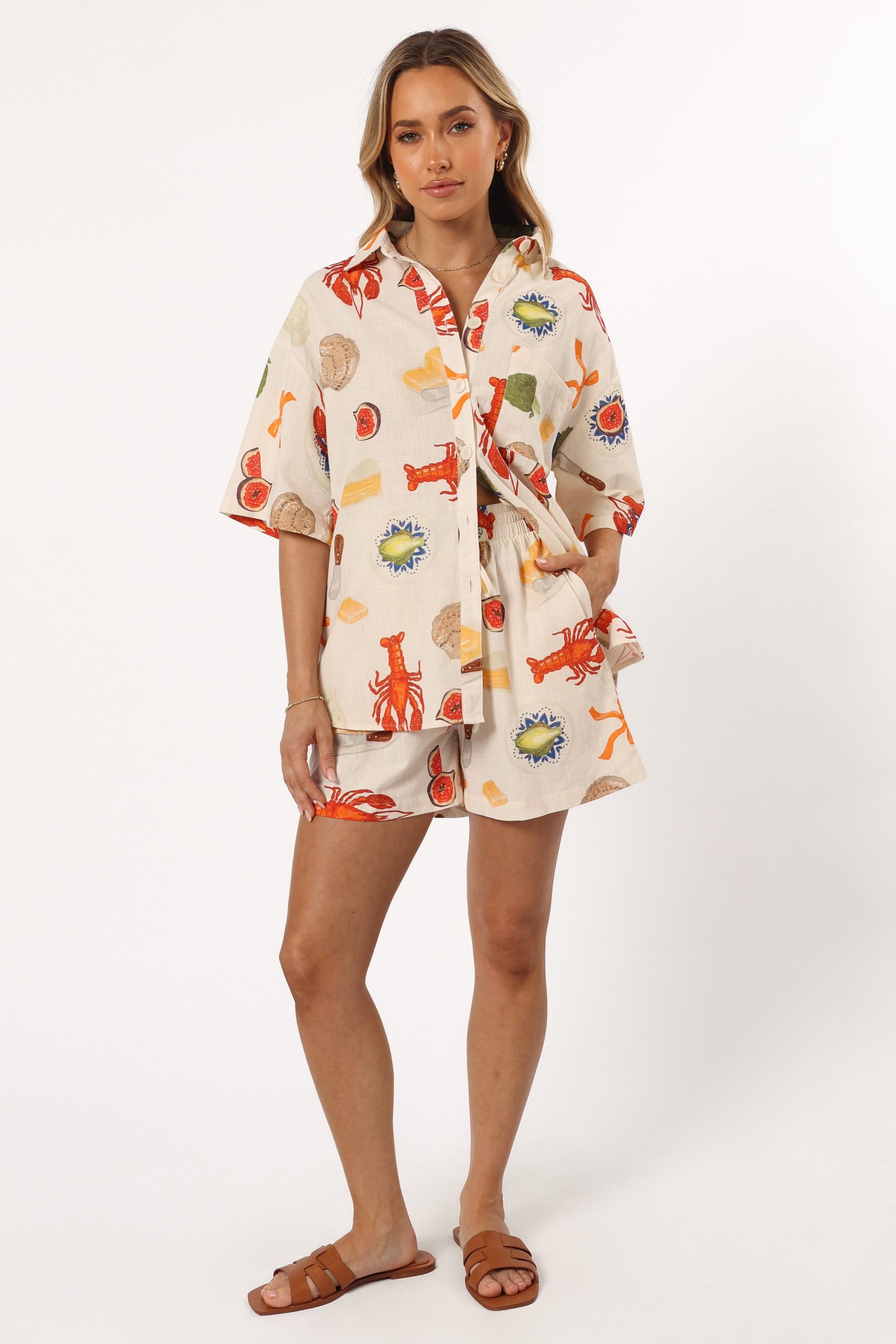 Hampton Short - Cream Multi - Image 3