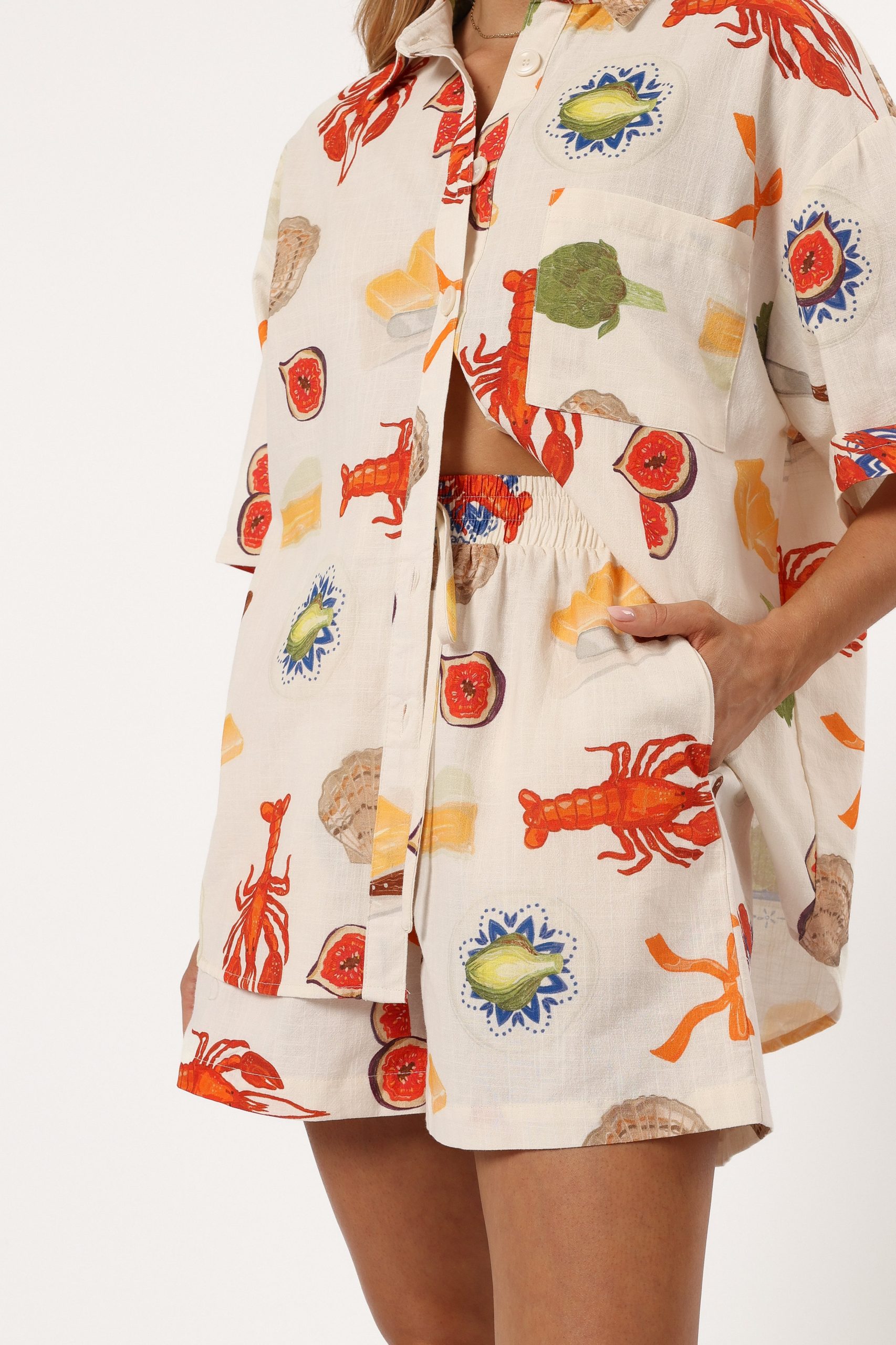 Hampton Short - Cream Multi - Image 7