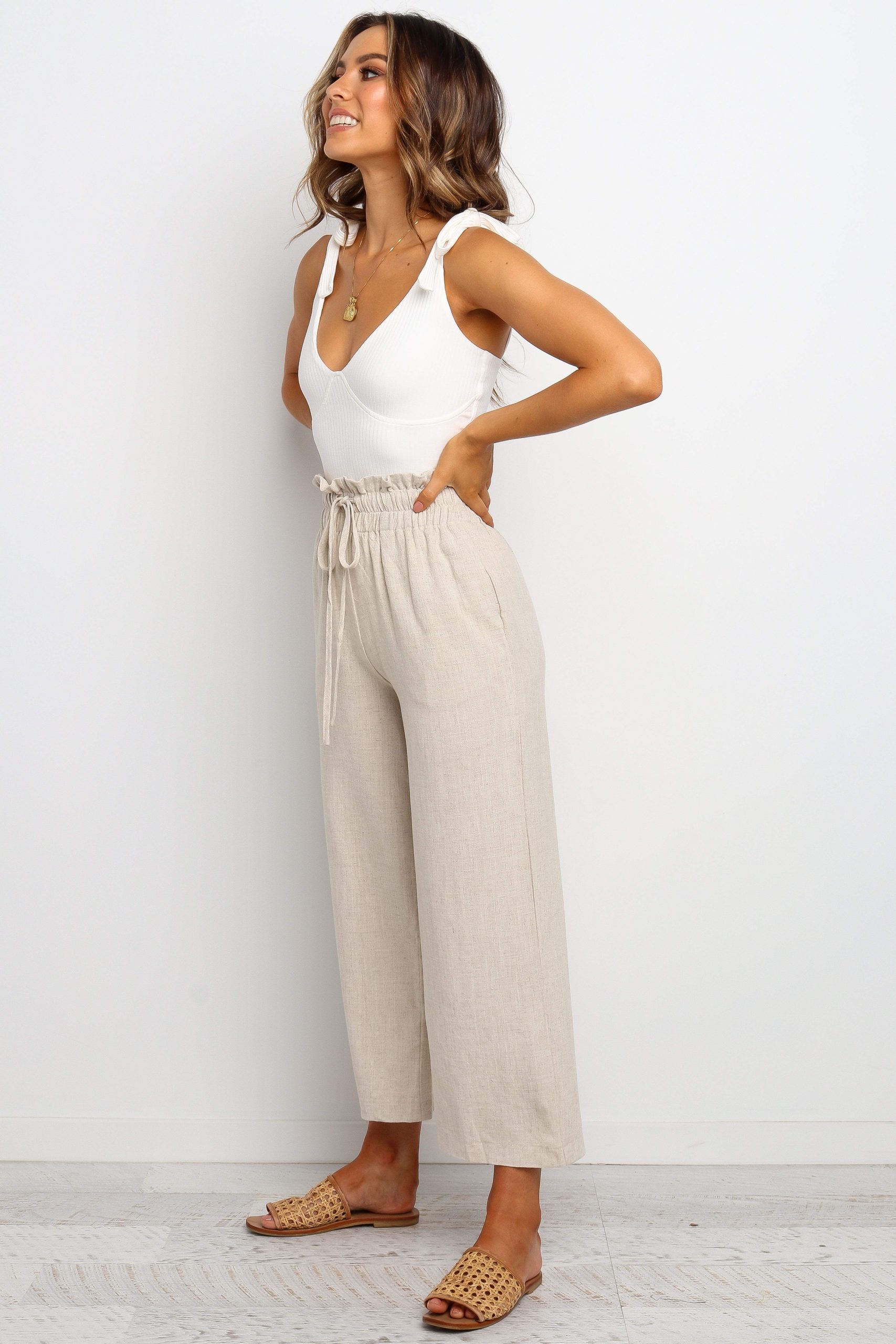 Hawthorne Pant - Beige - Image 4