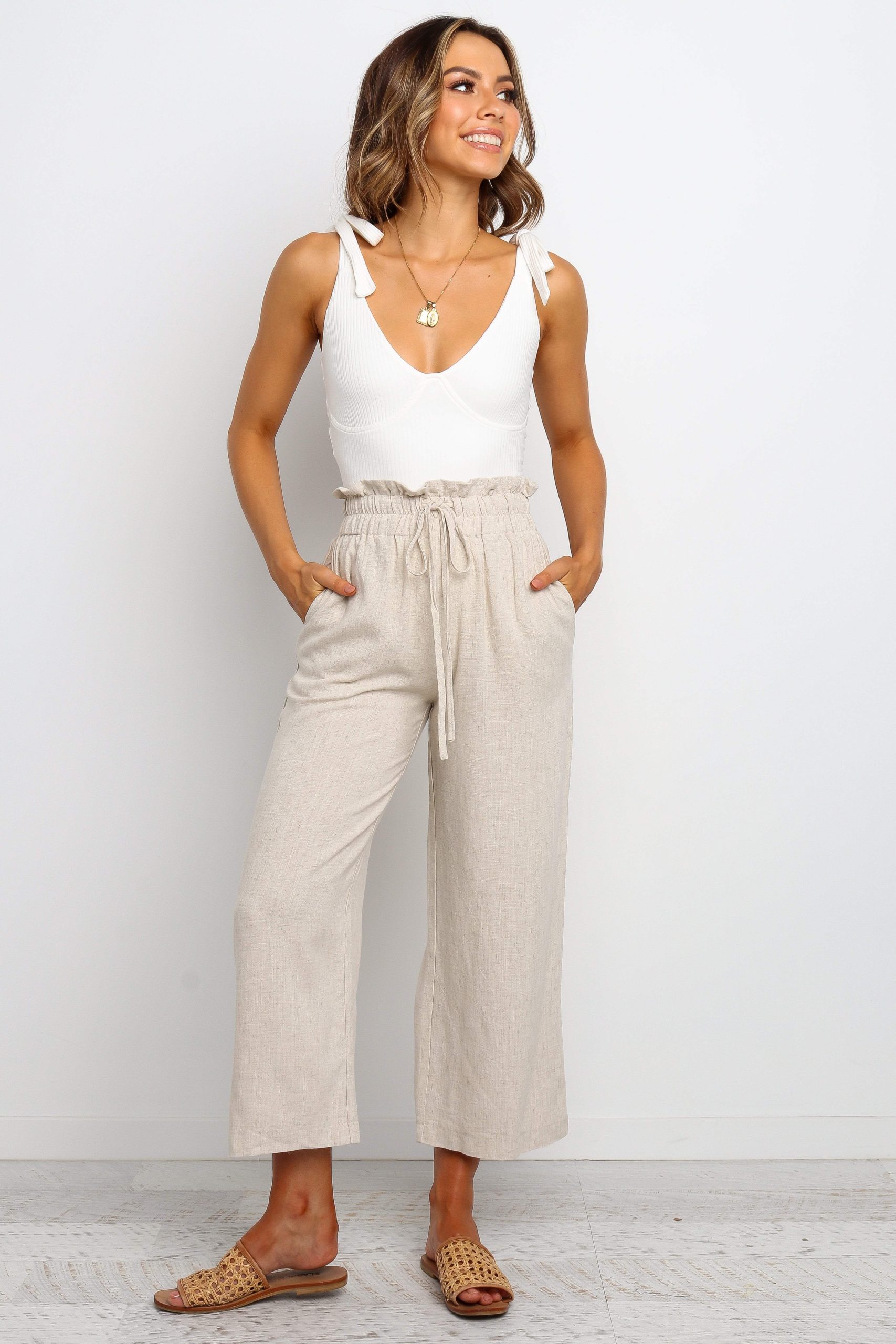 Hawthorne Pant - Beige - Image 5