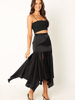 Jair Midi Skirt - Black