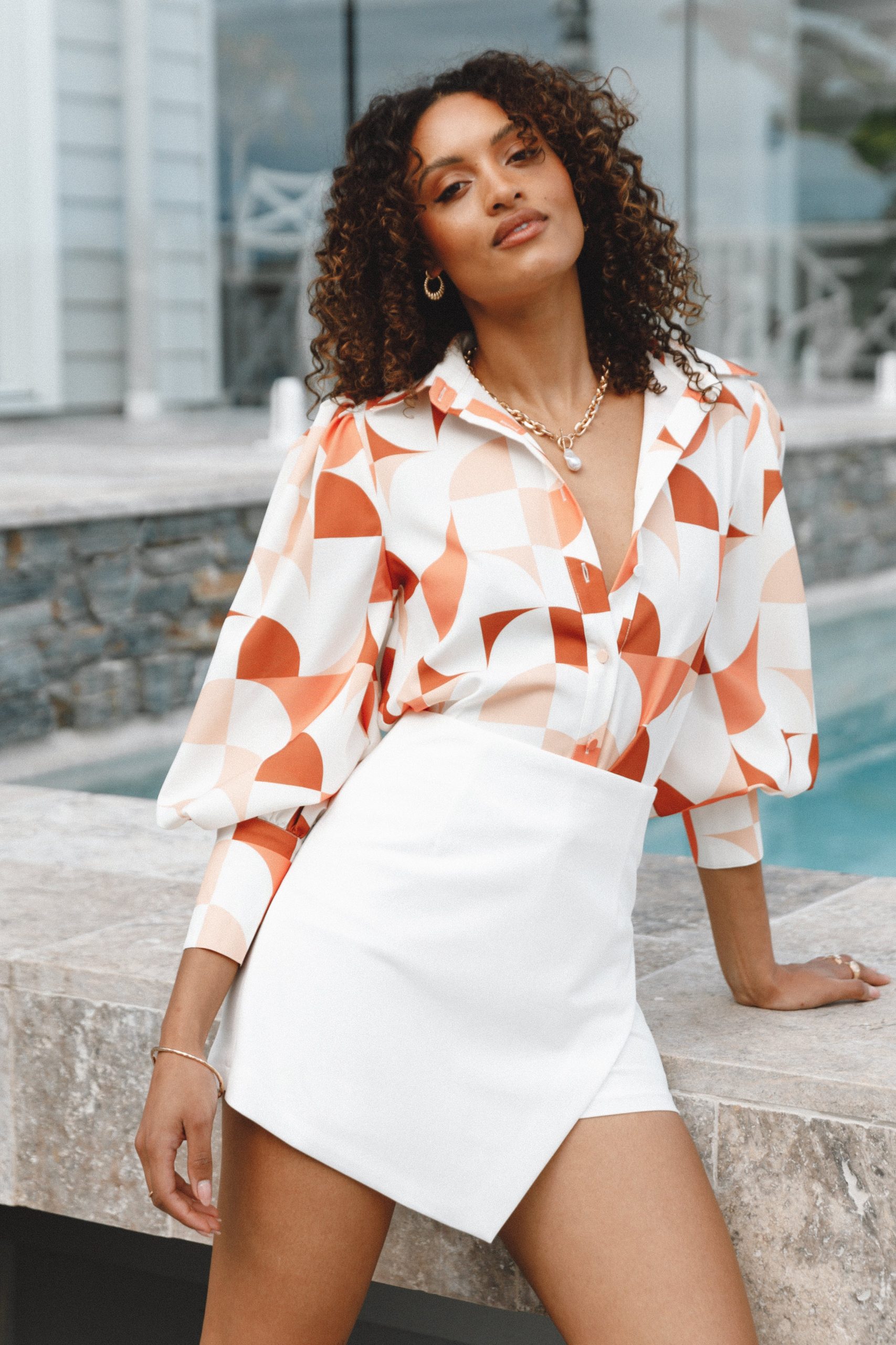 Kerryanne Skort - White - Image 2