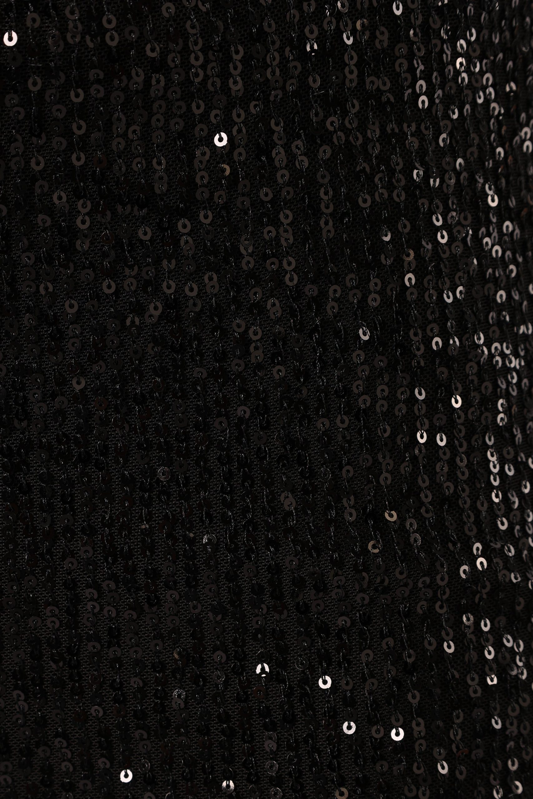 Lilianna Sequin Flare Pant - Black - Image 7