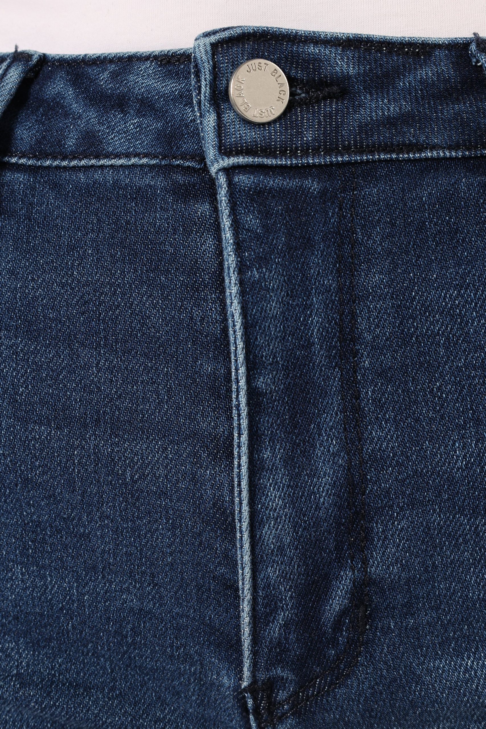 Luna High Rise Tonal Crop Flare Jean - Dark Denim - Image 7