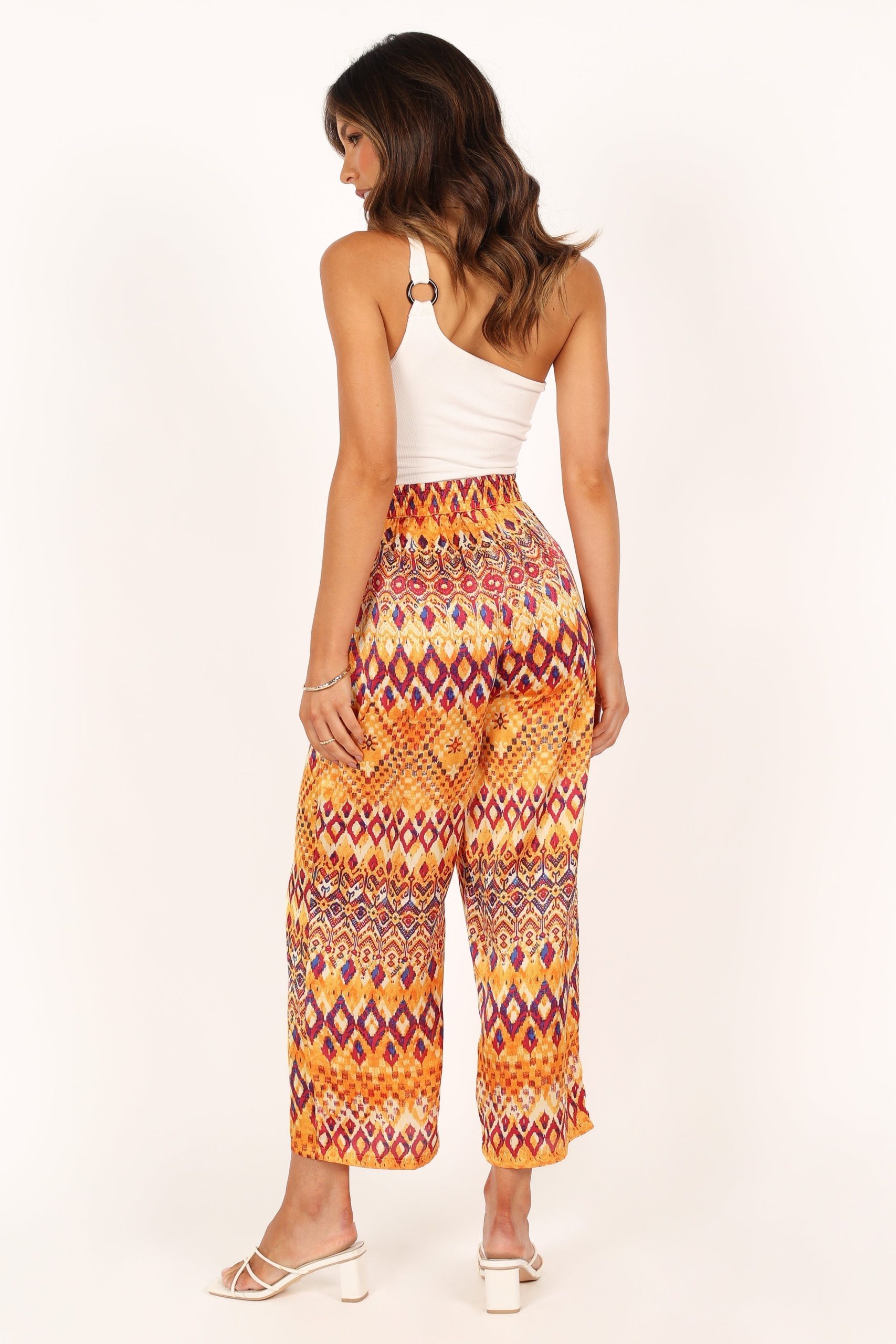 Marigold Wide Leg Pants - Tan - Image 6