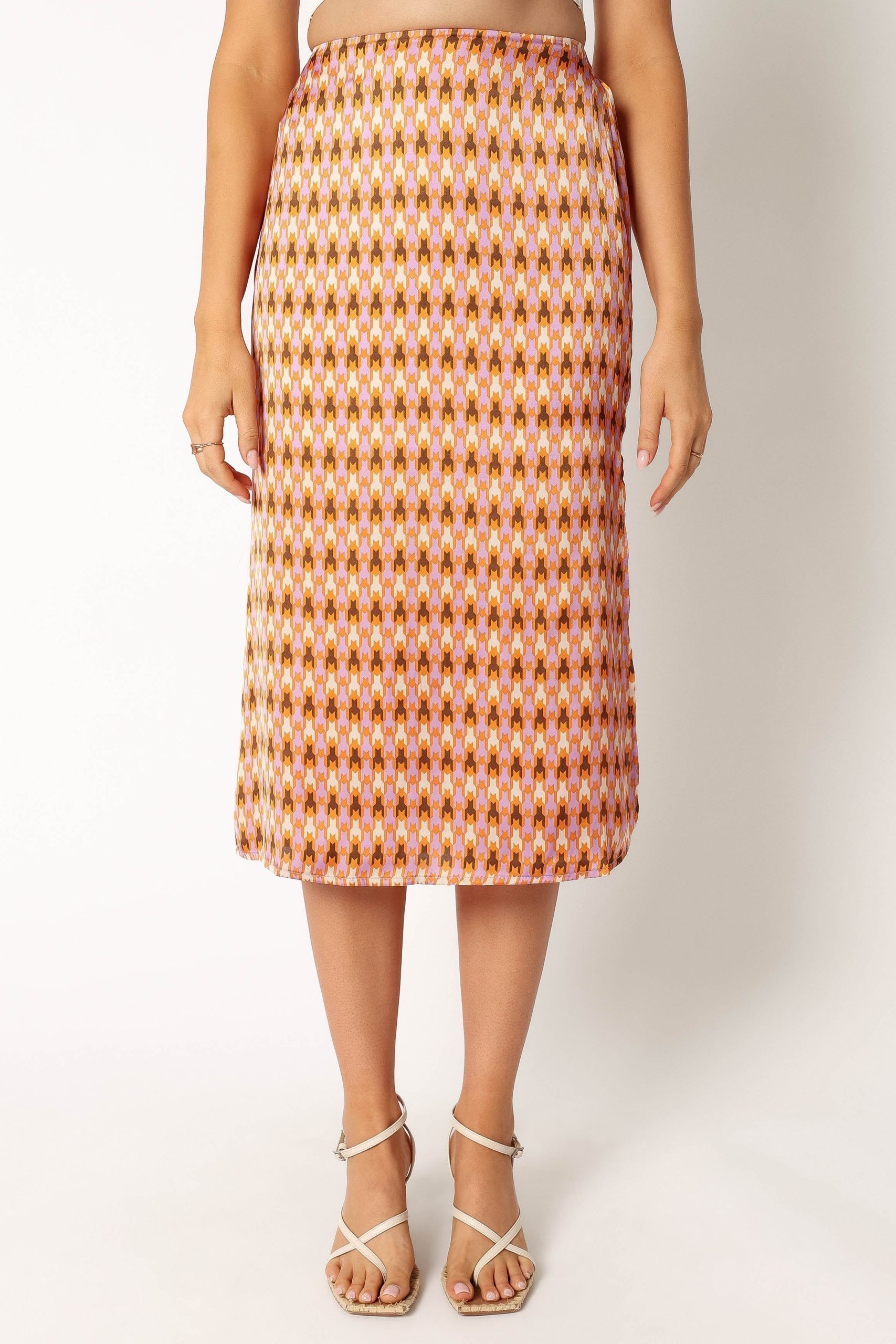 Marley Midi Skirt - Mocha - Image 7