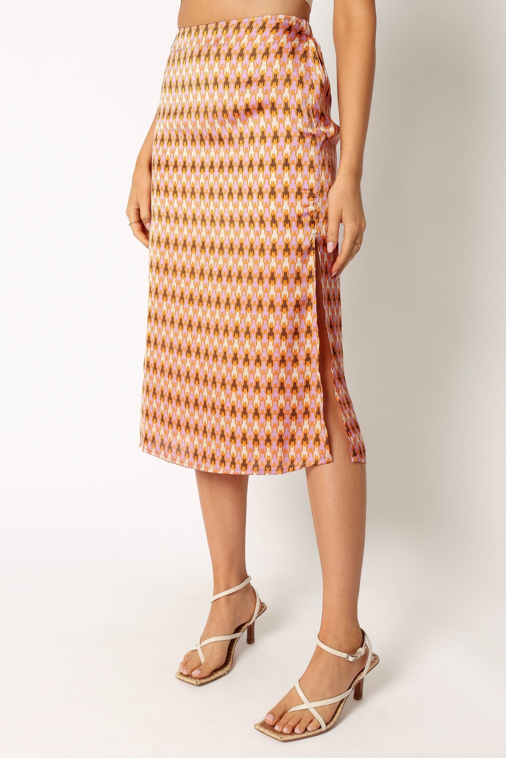 Marley Midi Skirt - Mocha - Image 8