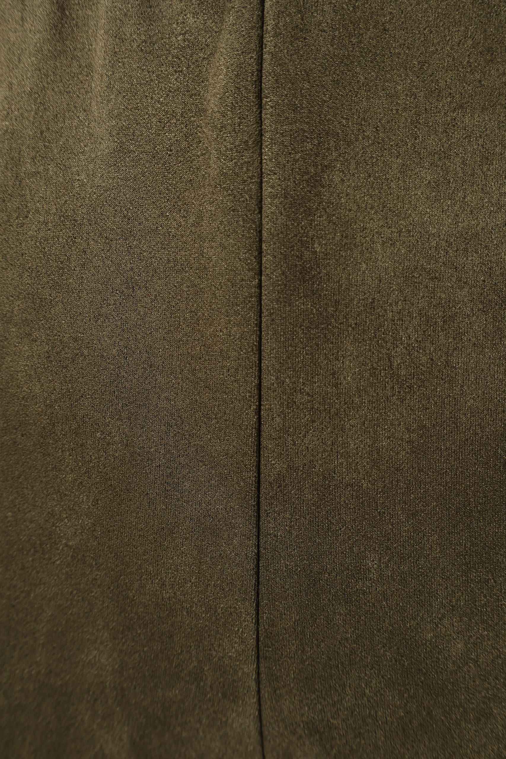 Morgan Suede Look Legging - Olive - Image 6