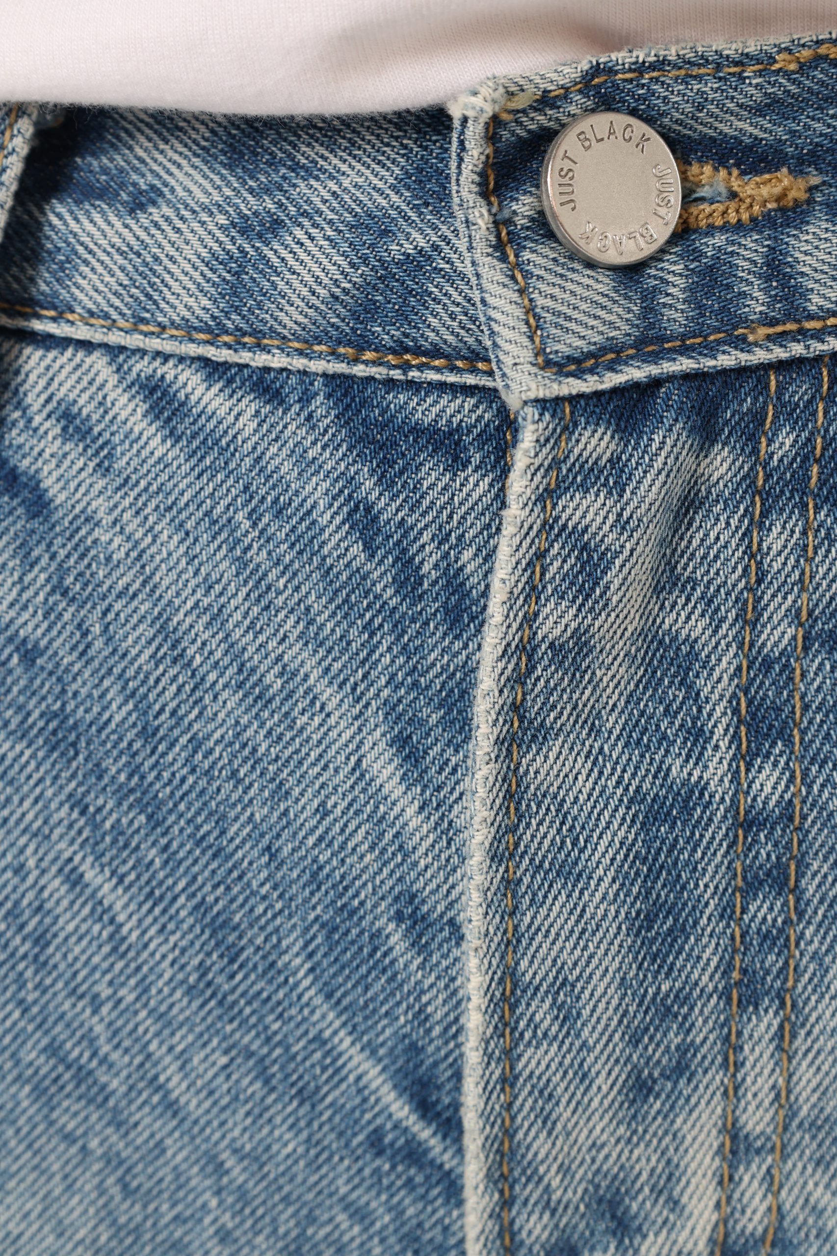 Nathan High Rise Relaxed Straight Jean - Medium Denim - Image 7