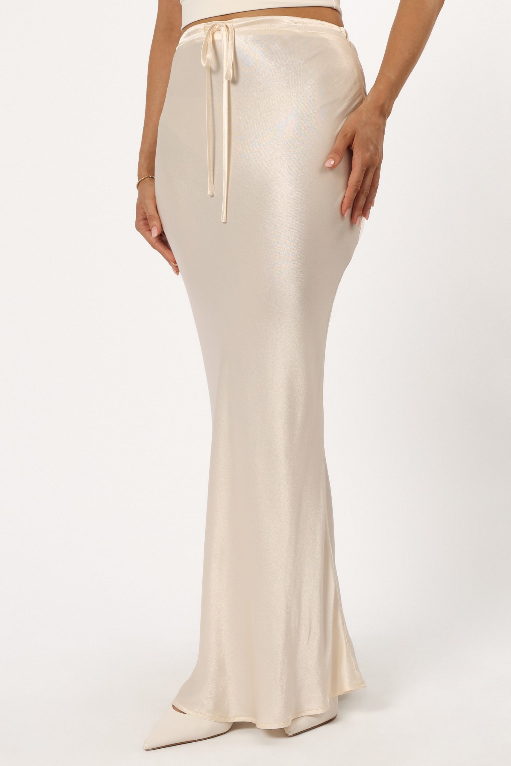 Negin Midi Skirt - Cream - Image 8