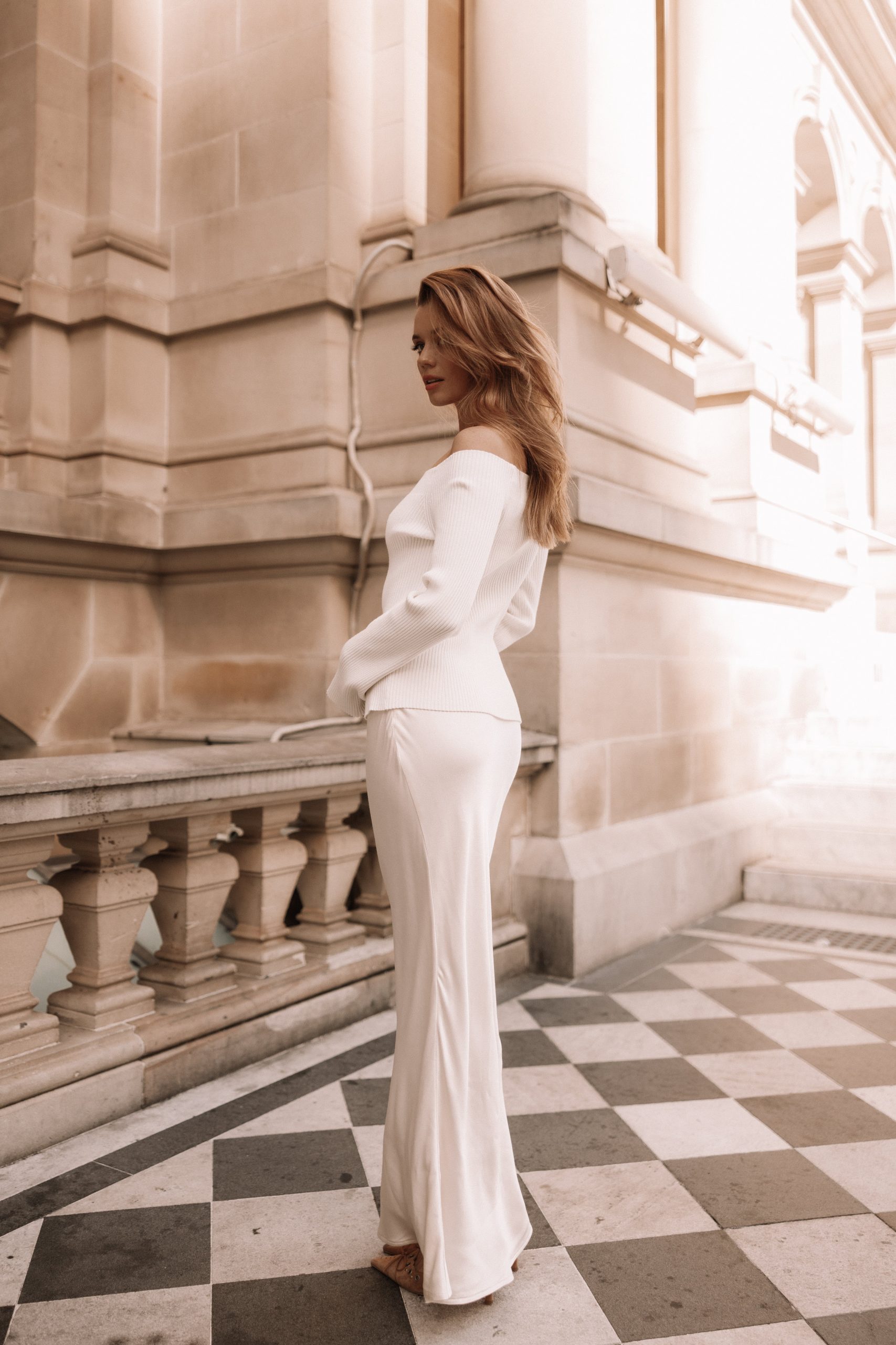 Negin Midi Skirt - Cream - Image 2