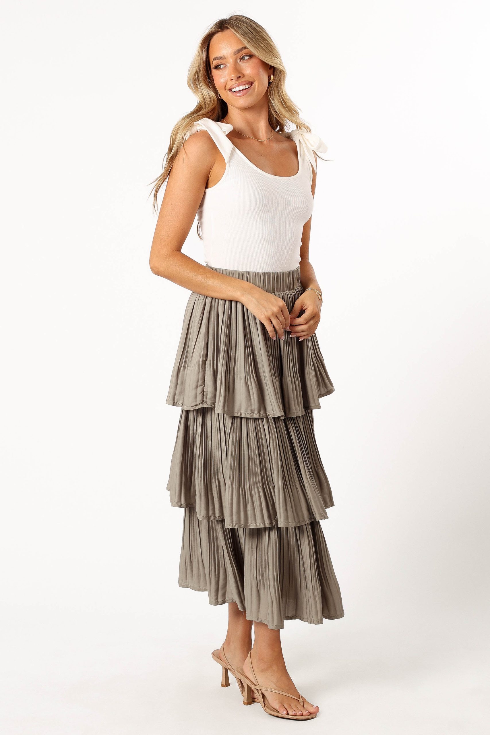 Rylan Maxi Skirt - Dusty Sage - Image 6