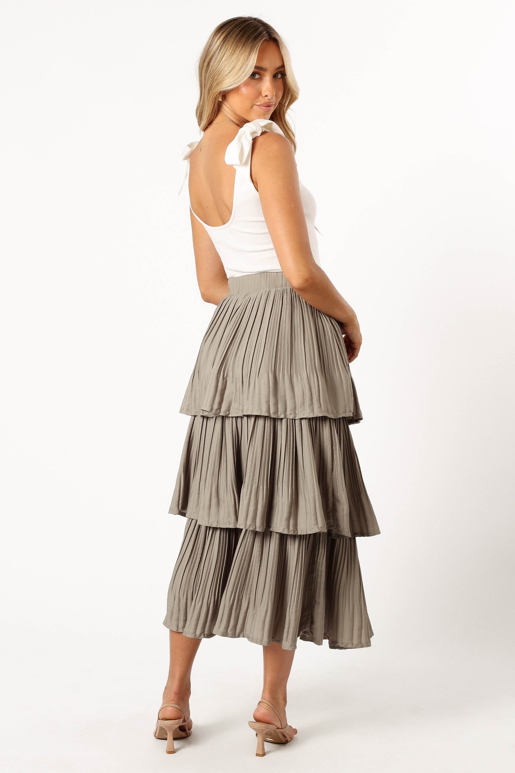 Rylan Maxi Skirt - Dusty Sage - Image 5