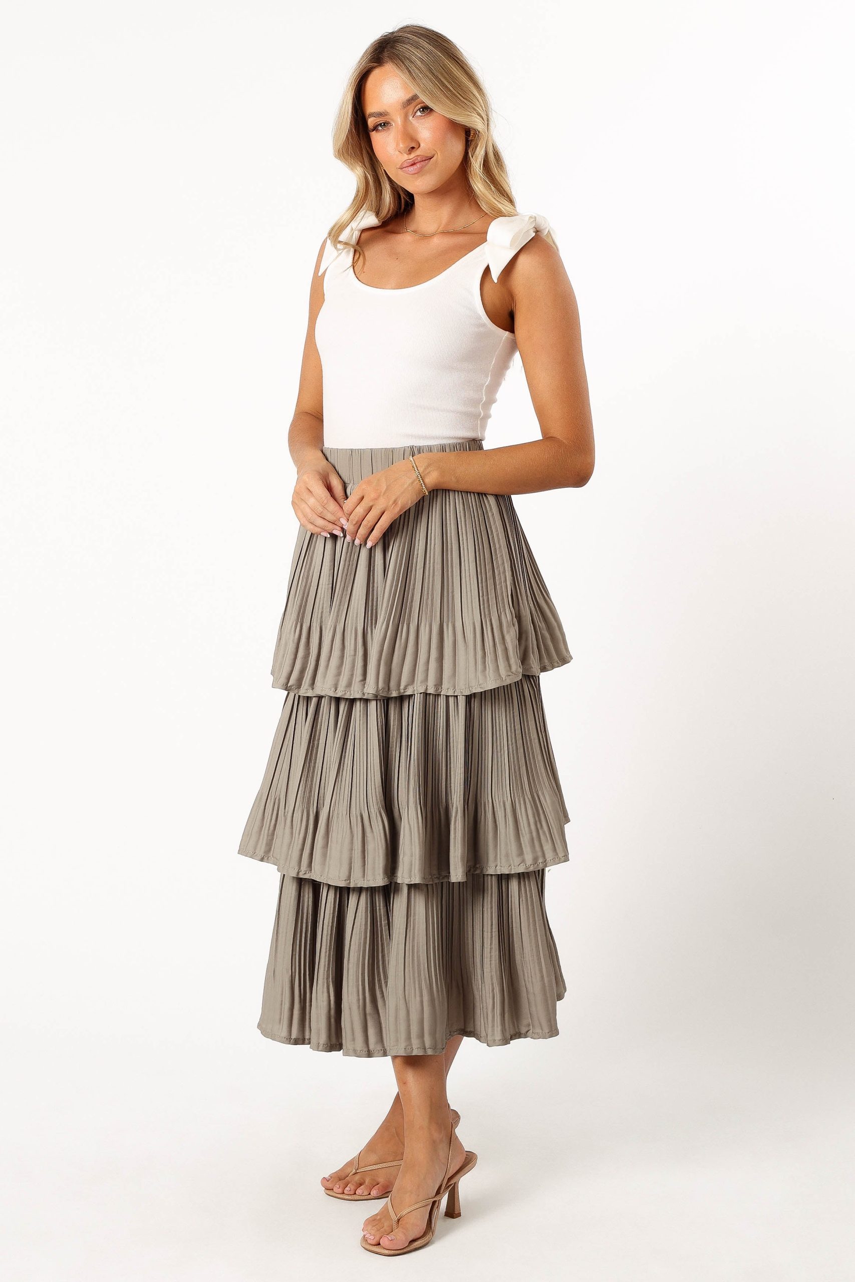 Rylan Maxi Skirt - Dusty Sage - Image 4