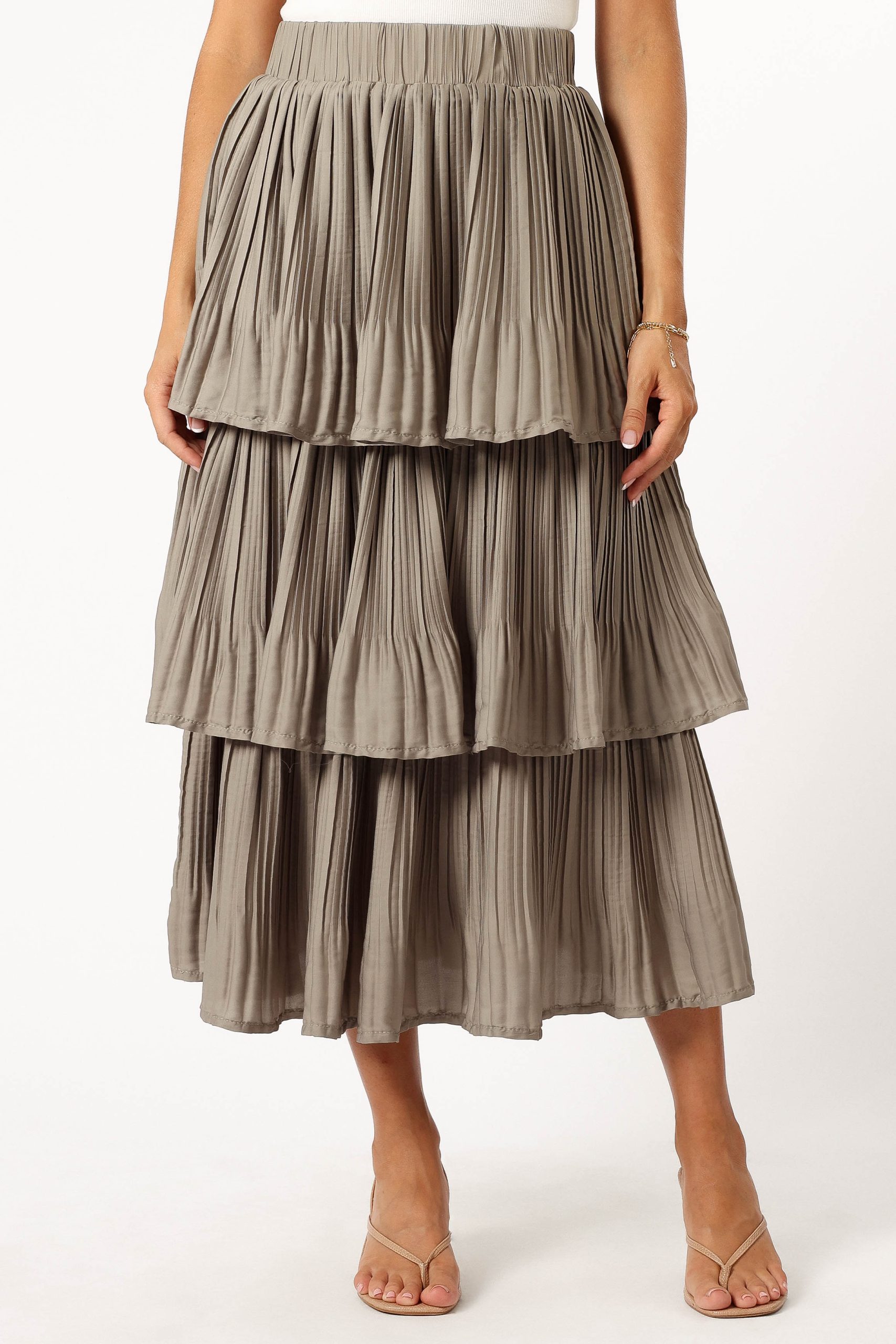 Rylan Maxi Skirt - Dusty Sage - Image 2