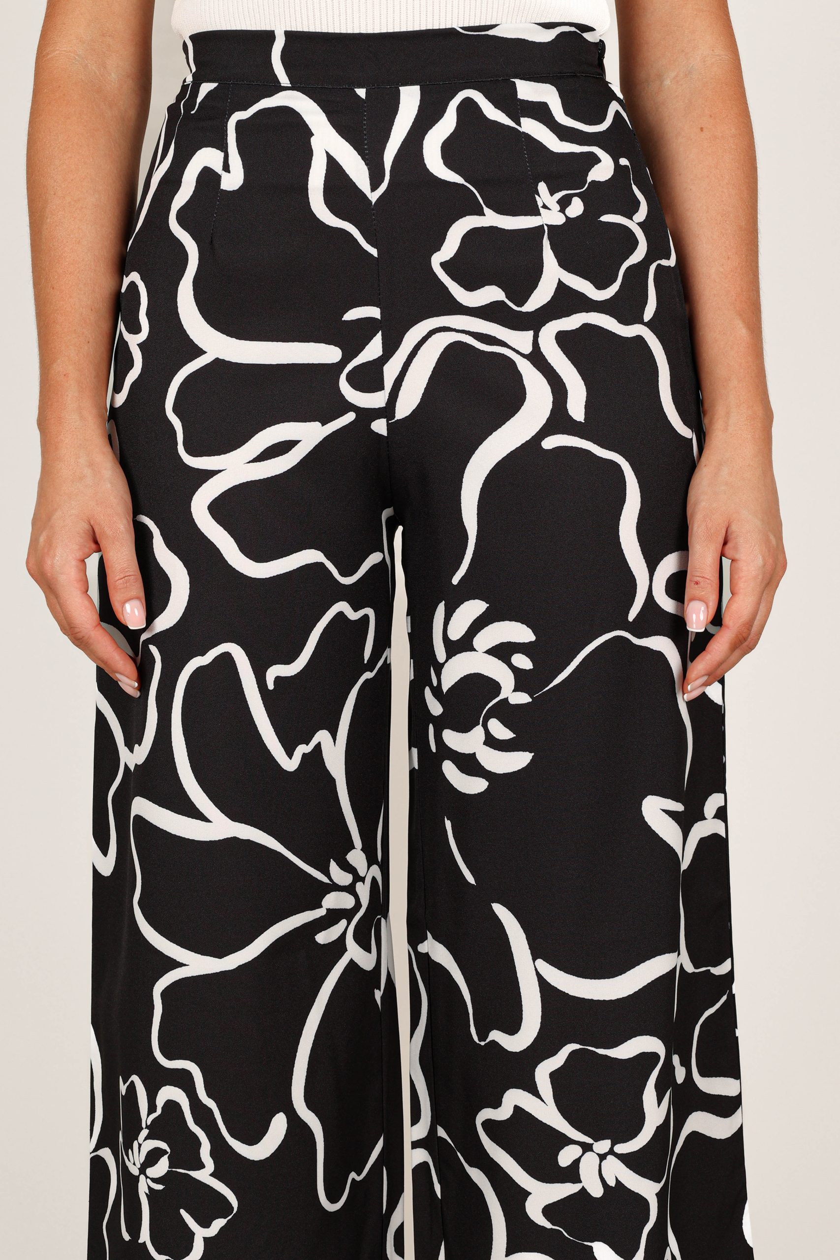 York Pant - White Black Floral - Image 4