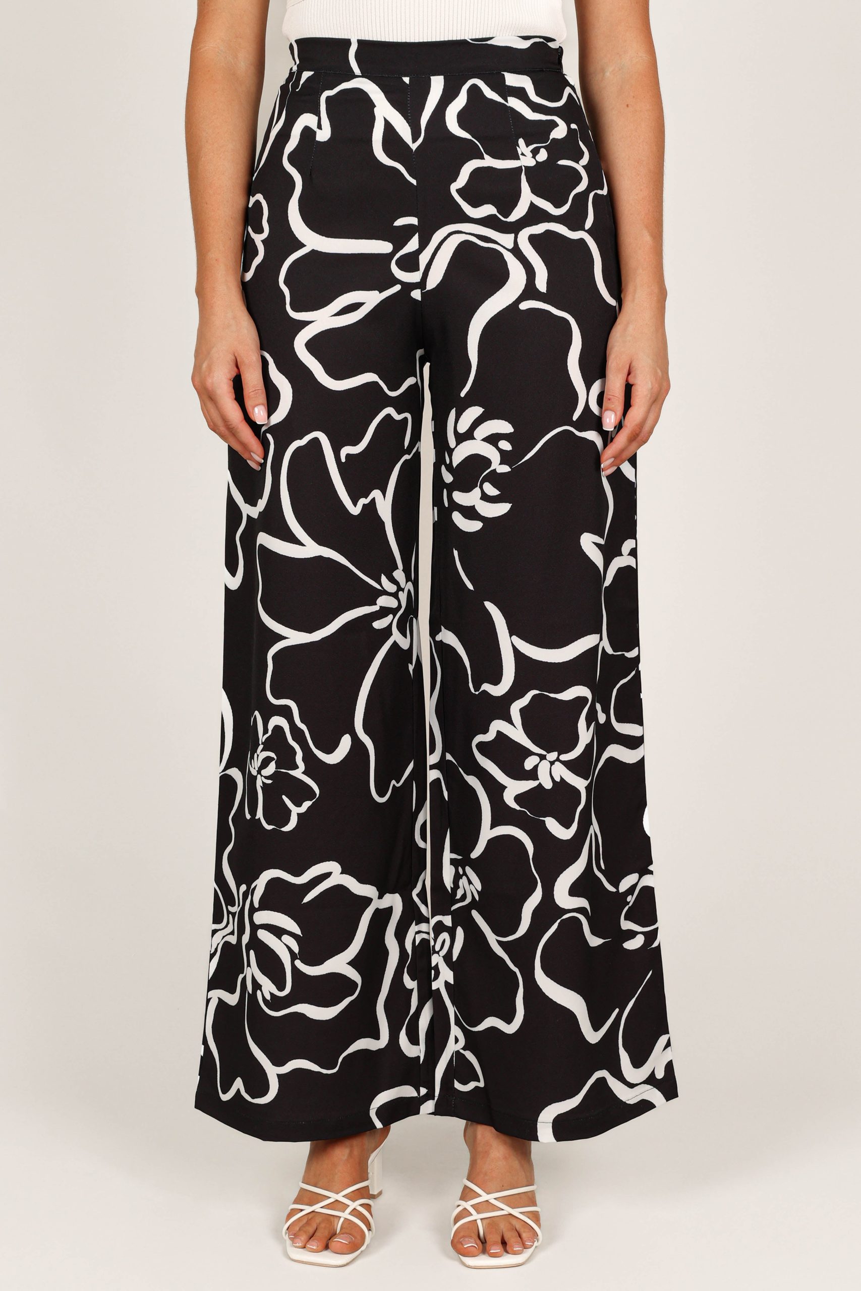 York Pant - White Black Floral - Image 6